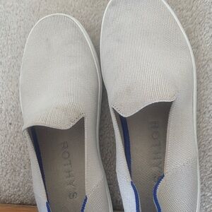 Rothy's Beige Slip-On Loafers